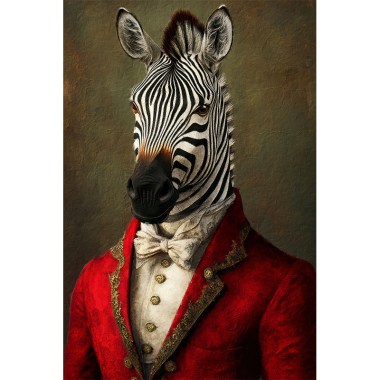 Anthropomorphic Zebra